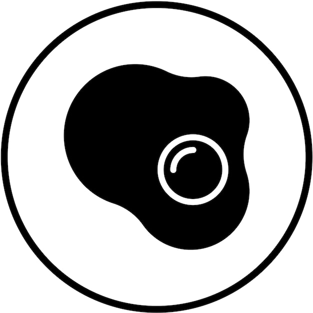 Diseño vectorial del estilo del icono de la tortilla Oasis