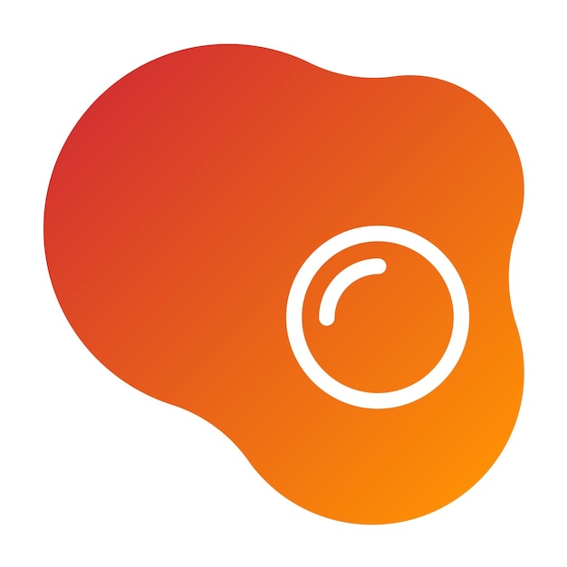 Diseño vectorial del estilo del icono de la tortilla Oasis
