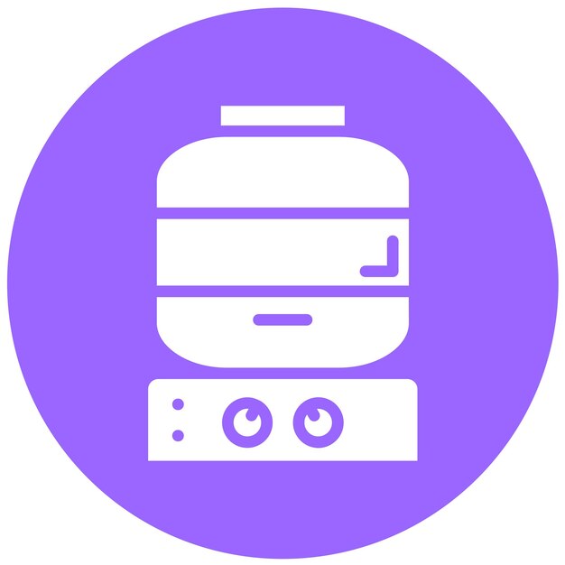 Diseño vectorial Estilo del icono de la tostadora eléctrica