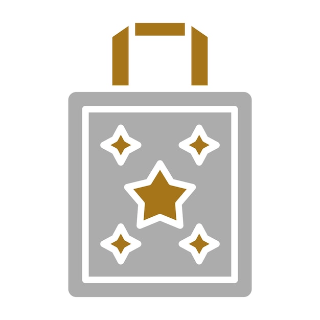 Diseño vectorial del estilo del icono de Totebag