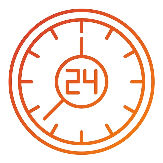 Diseño vectorial Estilo de icono de trabajo continuo