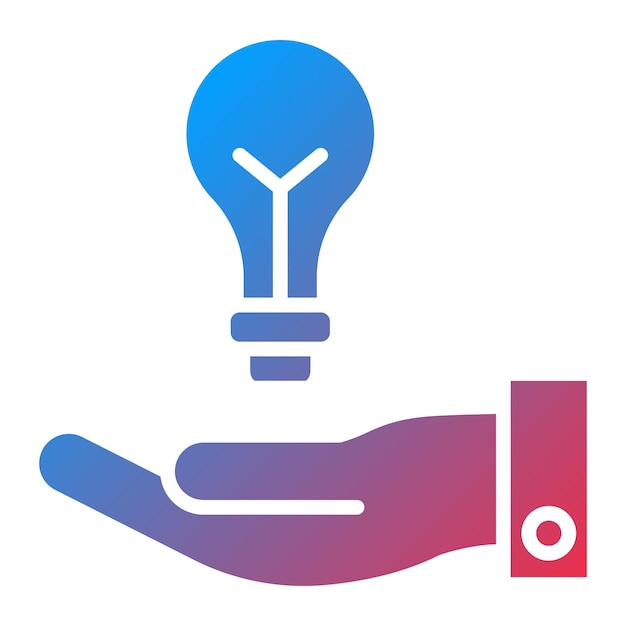 Diseño vectorial Estilo de icono de trabajo creativo