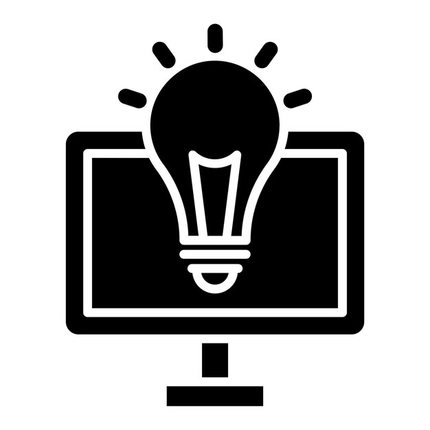Diseño vectorial Estilo de icono de trabajo creativo