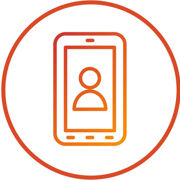 Diseño vectorial Estilo de icono de trabajo móvil