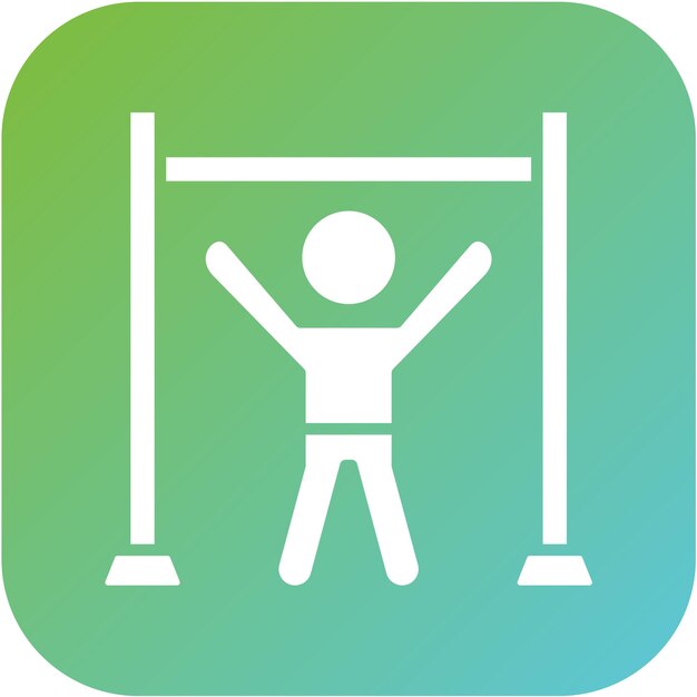 Diseño vectorial Estilo de icono de tracción hacia arriba