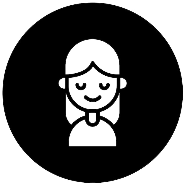 Diseño vectorial Estilo de icono tranquilo