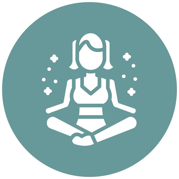 Diseño vectorial Estilo de icono tranquilo