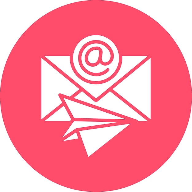 Diseño vectorial Estilo del icono de transferencia de correo electrónico