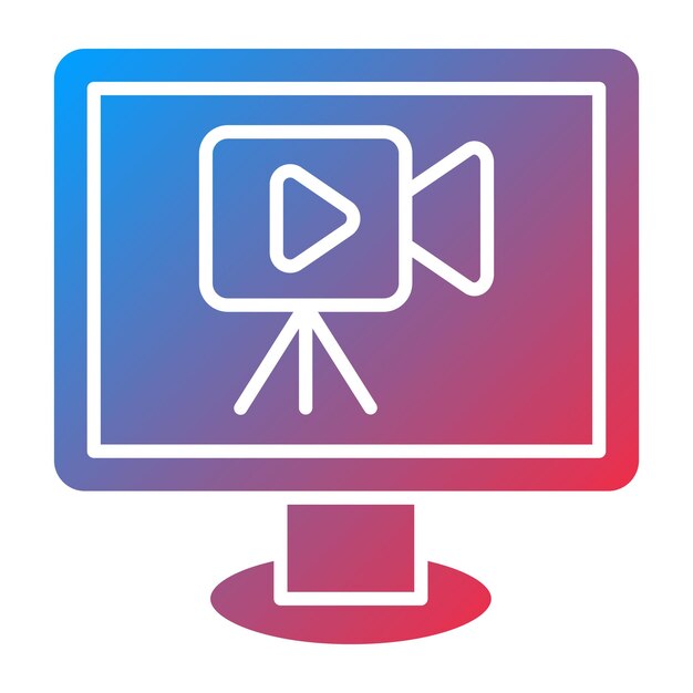 Diseño vectorial Estilo del icono de transmisión