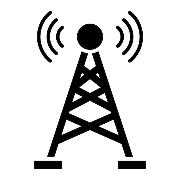Diseño vectorial Estilo del icono de transmisión