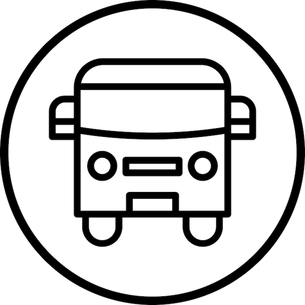 Diseño vectorial Estilo del icono de transporte
