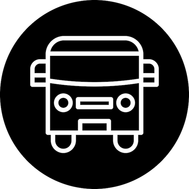 Diseño vectorial Estilo del icono de transporte
