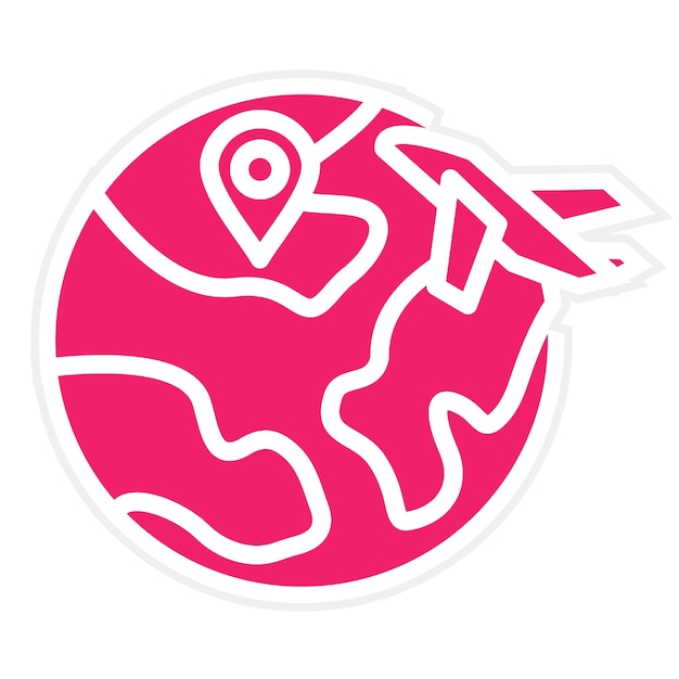 Diseño vectorial Estilo del icono de transporte