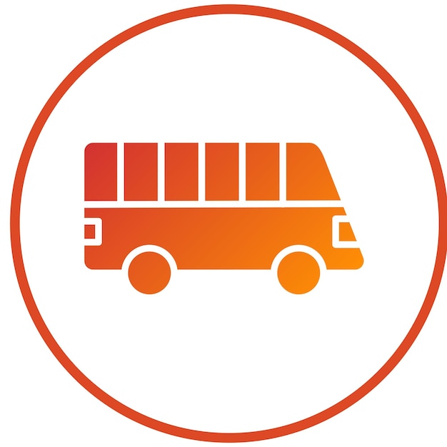 Diseño vectorial Estilo del icono de transporte