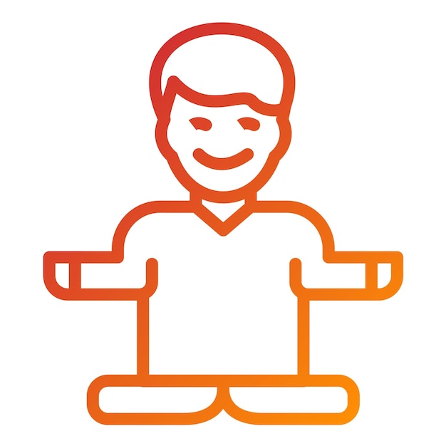 Diseño vectorial Estilo de icono trascendente