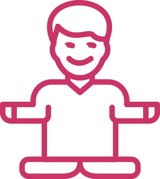 Diseño vectorial Estilo de icono trascendente