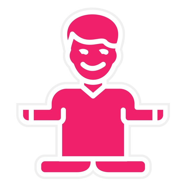 Diseño vectorial Estilo de icono trascendente