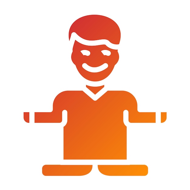Diseño vectorial Estilo de icono trascendente