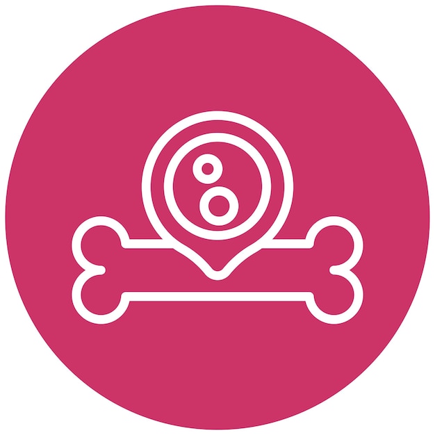 Diseño vectorial del estilo del icono de trasplante de médula ósea