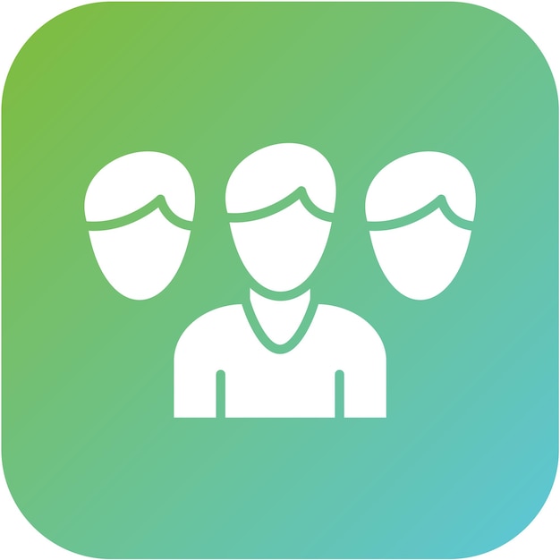 Diseño vectorial Estilo del icono del trastorno de la personalidad
