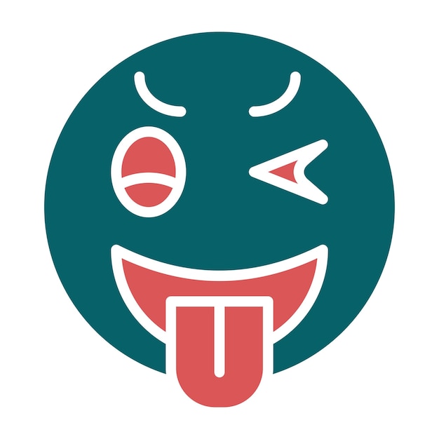Diseño vectorial Estilo de icono travieso