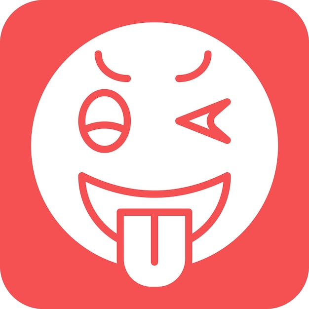 Diseño vectorial Estilo de icono travieso