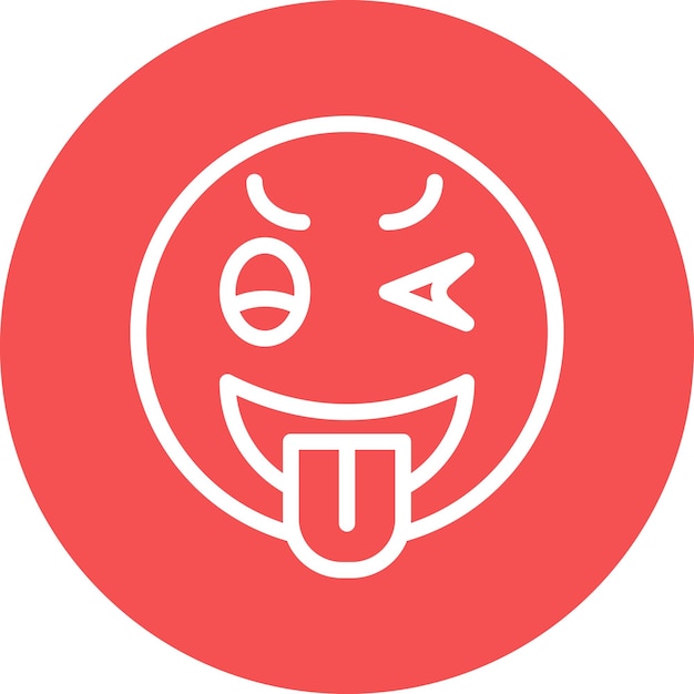 Diseño vectorial Estilo de icono travieso