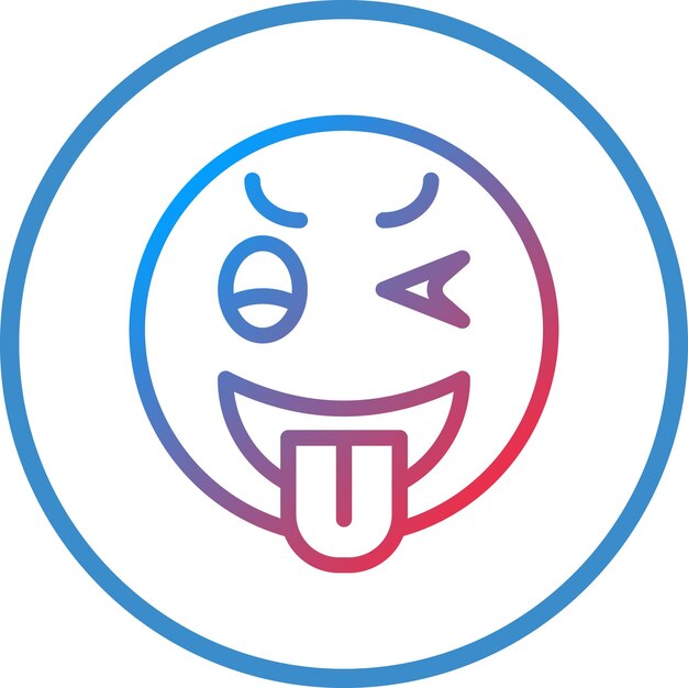 Diseño vectorial Estilo de icono travieso