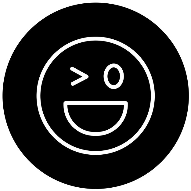 Diseño vectorial Estilo de icono travieso