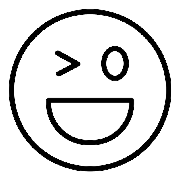 Diseño vectorial Estilo de icono travieso