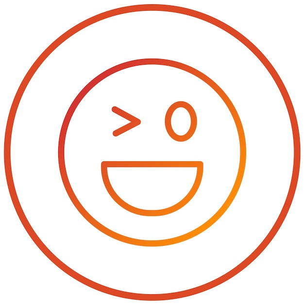 Diseño vectorial Estilo de icono travieso