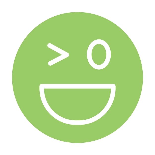 Diseño vectorial Estilo de icono travieso