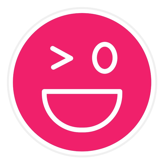 Diseño vectorial Estilo de icono travieso