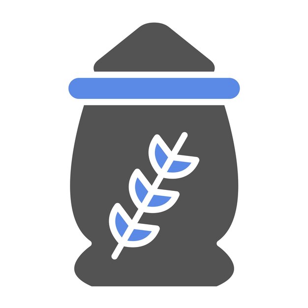 Diseño vectorial de estilo de icono de trigo