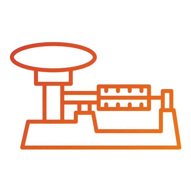 Diseño vectorial Estilo del icono de triple haz