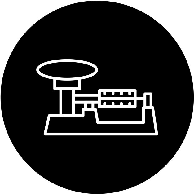 Diseño vectorial Estilo del icono de triple haz