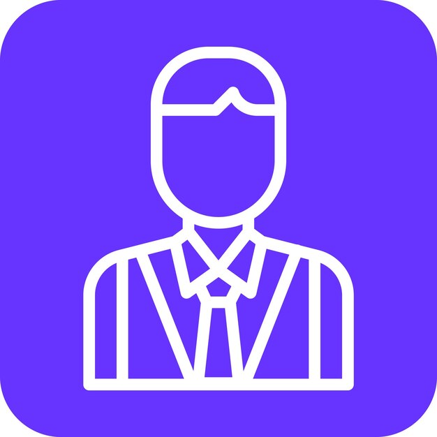 Diseño vectorial del estilo del icono de la tripulación de la cabina