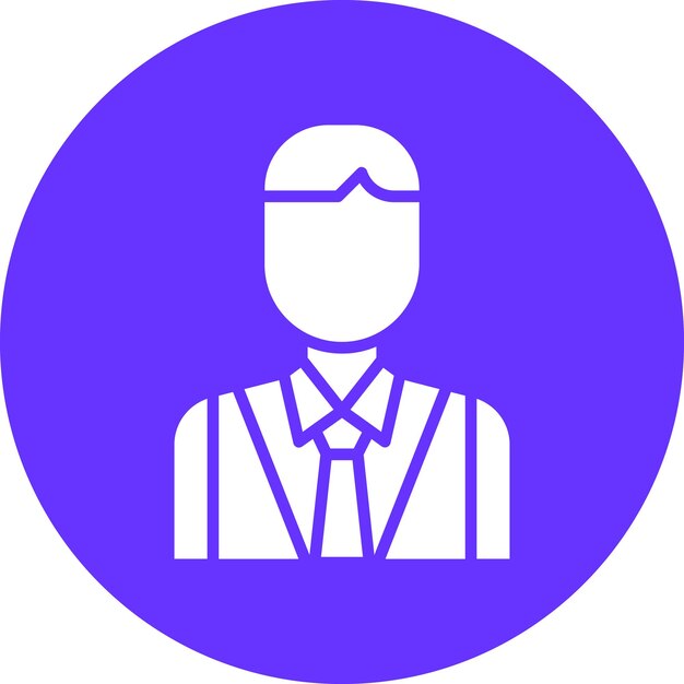 Diseño vectorial del estilo del icono de la tripulación de la cabina