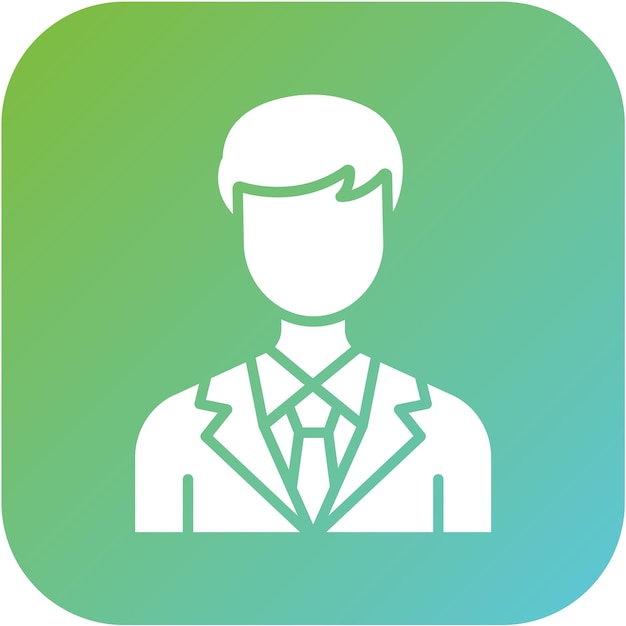 Diseño vectorial del estilo del icono de la tripulación de la cabina
