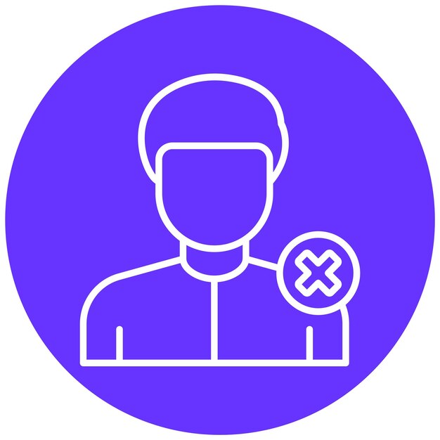 Diseño vectorial Estilo de icono triste