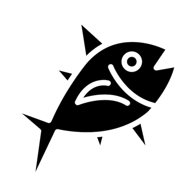 Diseño vectorial del estilo del icono de Tuna Twist