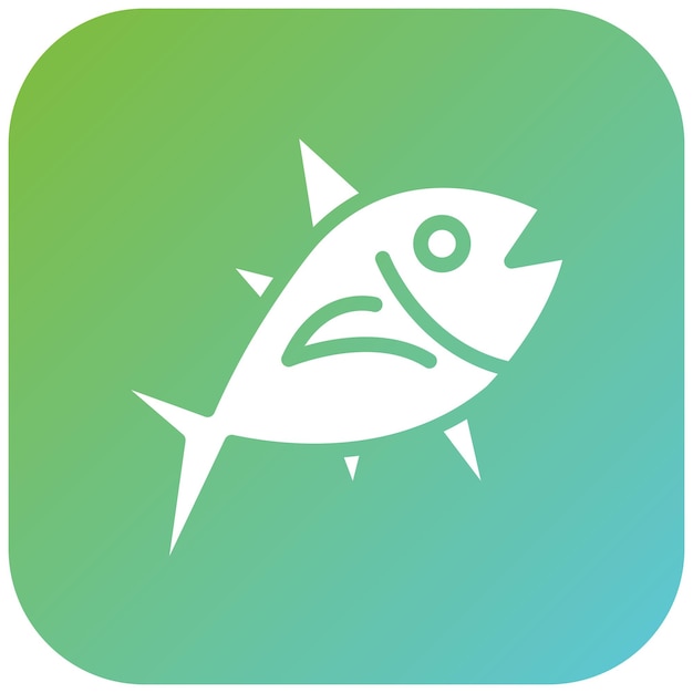 Diseño vectorial del estilo del icono de Tuna Twist
