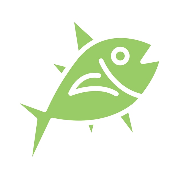 Diseño vectorial del estilo del icono de Tuna Twist