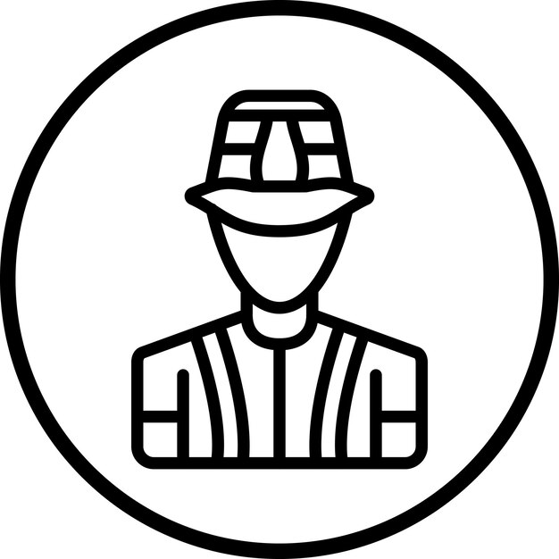 Diseño vectorial de estilo de icono turístico