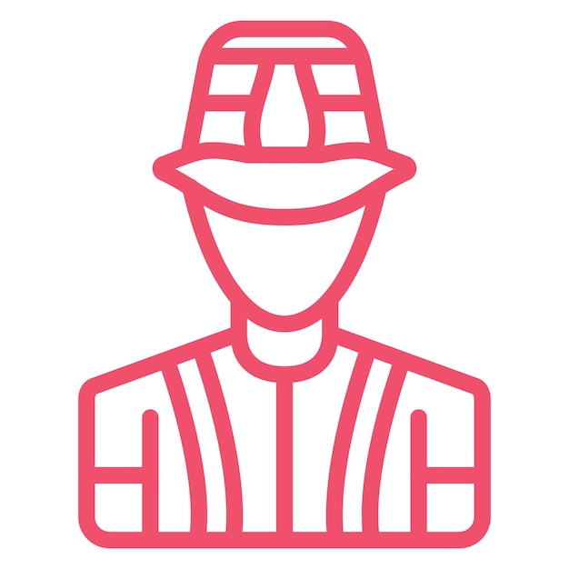 Diseño vectorial de estilo de icono turístico