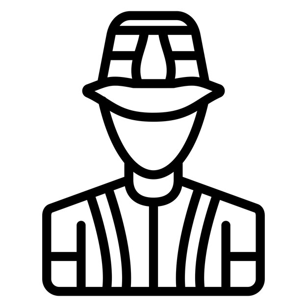 Diseño vectorial de estilo de icono turístico