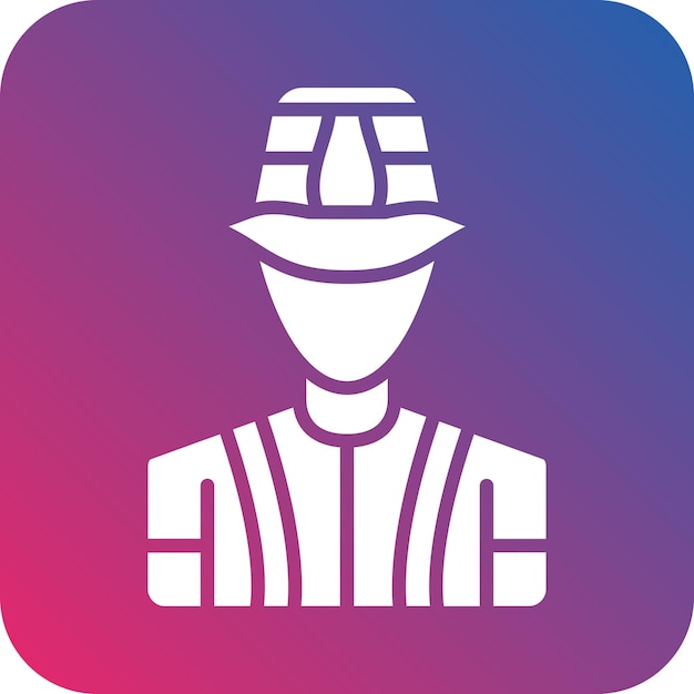 Diseño vectorial de estilo de icono turístico