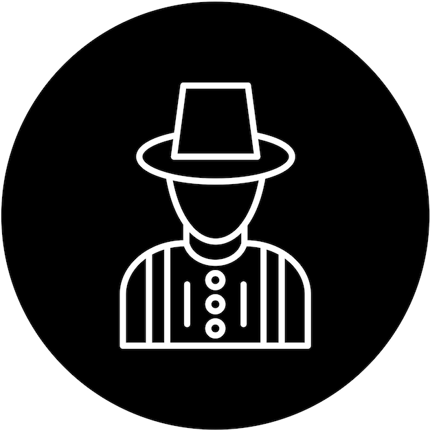 Diseño vectorial de estilo de icono turístico