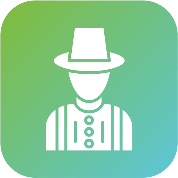 Diseño vectorial de estilo de icono turístico