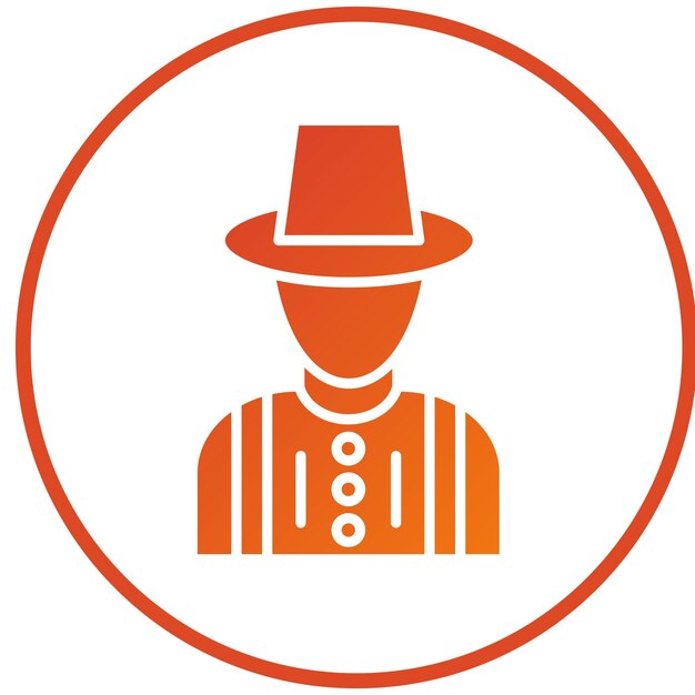 Diseño vectorial de estilo de icono turístico
